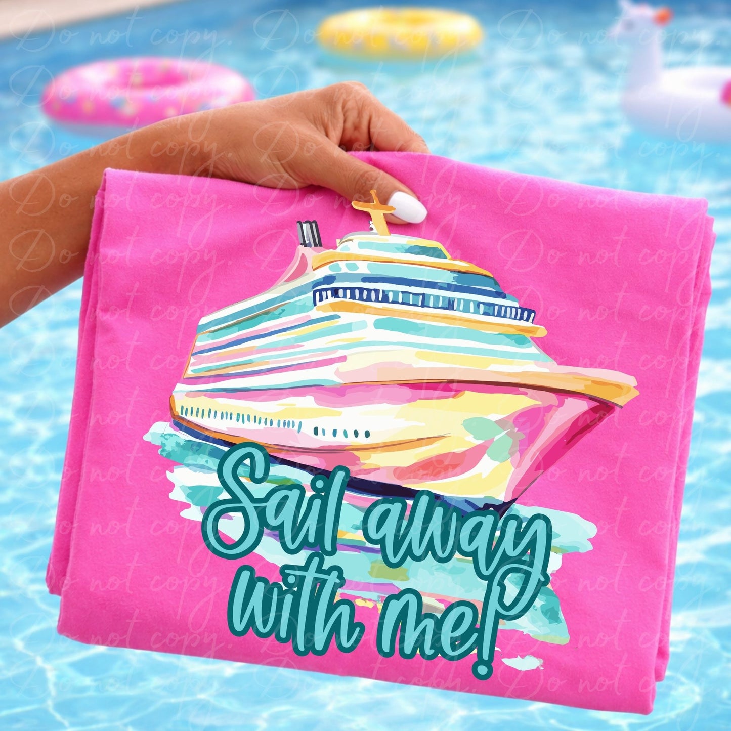 SAIL AWAY WITH ME   | DTF TRANSFER