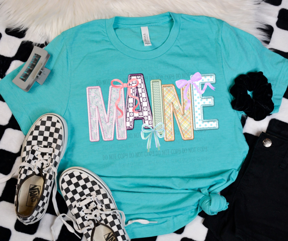 Maine - Spring State- DTF Transfer