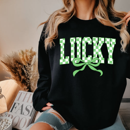 LUCKY CHECKERED  | DTF TRANSFER | WEEKLY DEAL