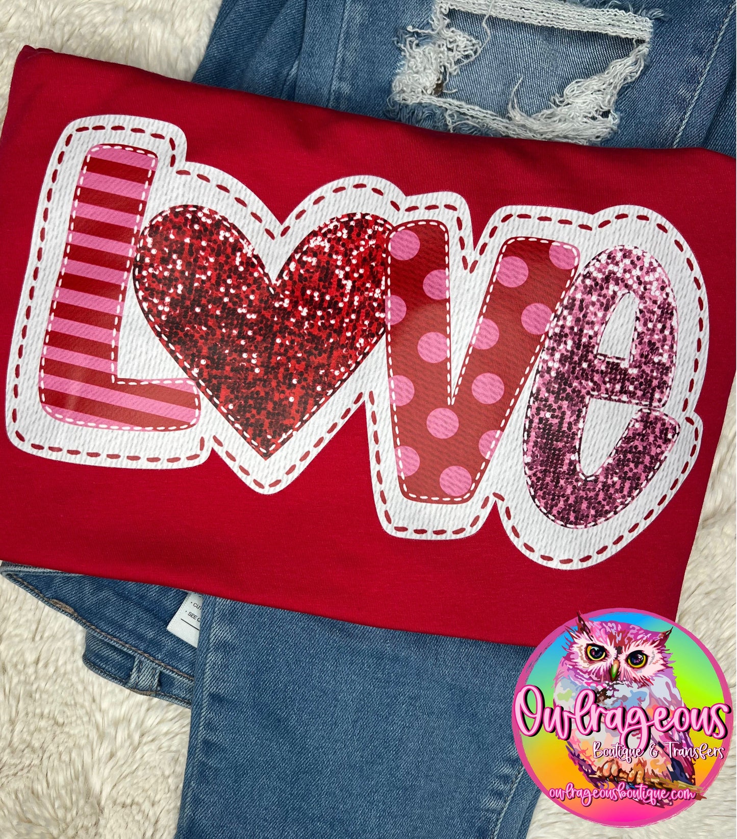LOVE | COMPLETED SWEATSHIRT