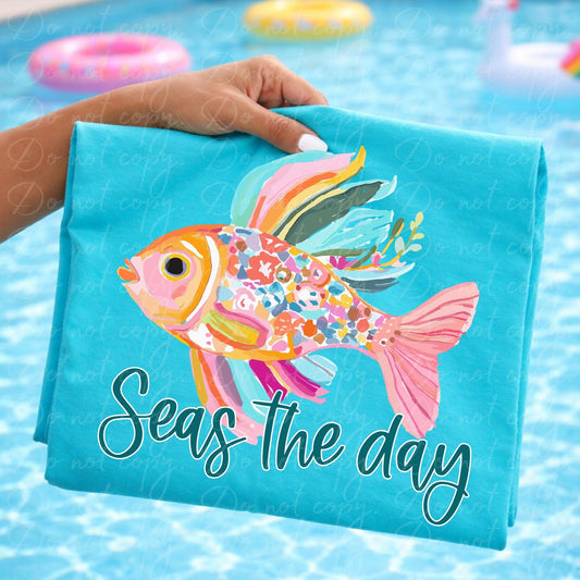 SEAS THE DAY  | DTF TRANSFER