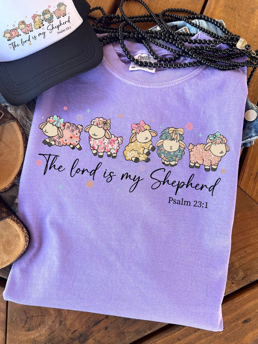 The Lord is my shepherd Psalm 23:1 tee | wholesale COMPLETED TEE