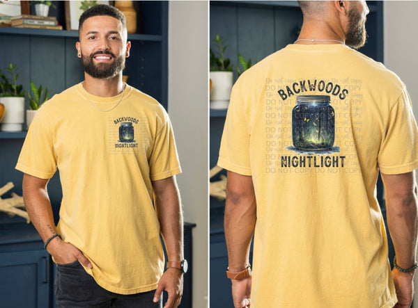 Backwoods Nightlight   FRONT/BACK-DTF TRANSFER