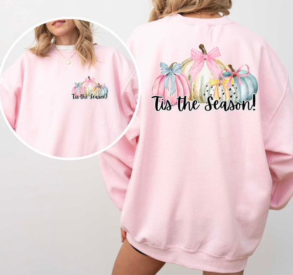 Tis the season pumpkin set front and back- dtf transfer