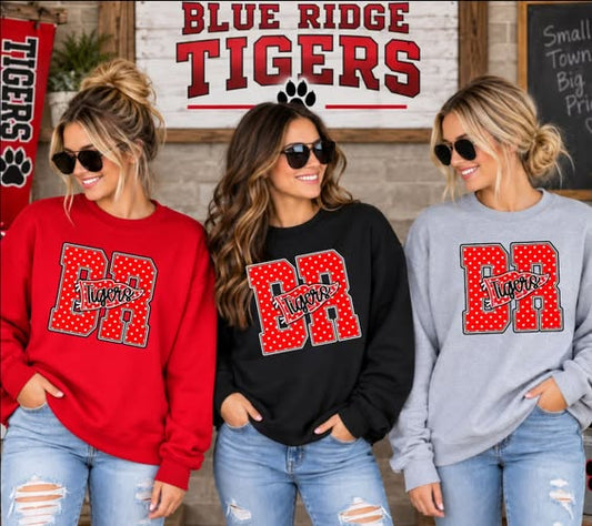 BLUE RIDGE TIGERS | RED POLKA DOT