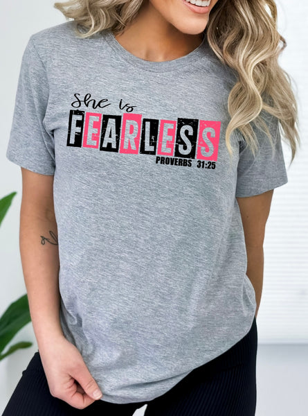 SHE IS FEARLESS DTF TRANSFER