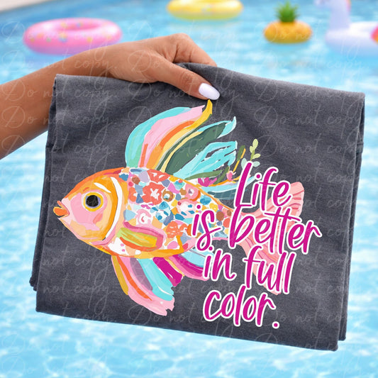 Life Is Better  | DTF TRANSFER