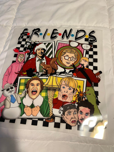 Christmas Movie Friends DTF Transfer