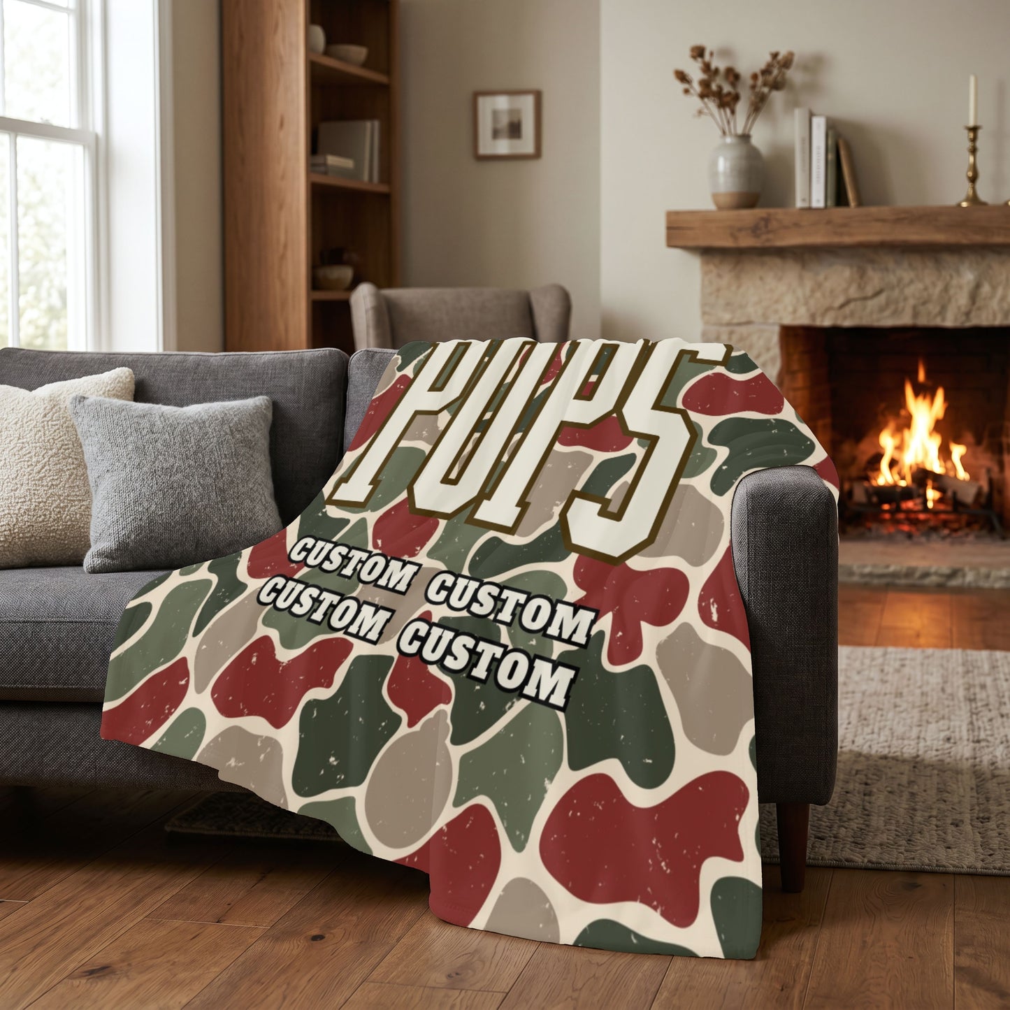 CAMO CUSTOM BLANKET | PREORDER 4/5 WEEK TAT