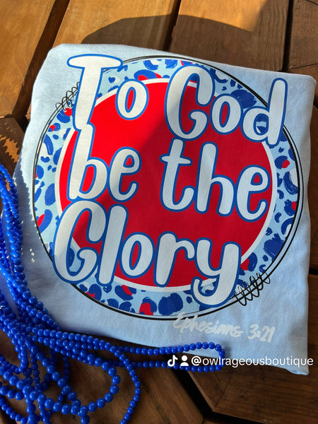 To God be the Glory COMPLETED TEE - Wholesale