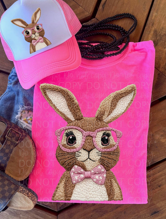 Faux Pink Bunny| wholesale COMPLETED TEE (Minimum 3)