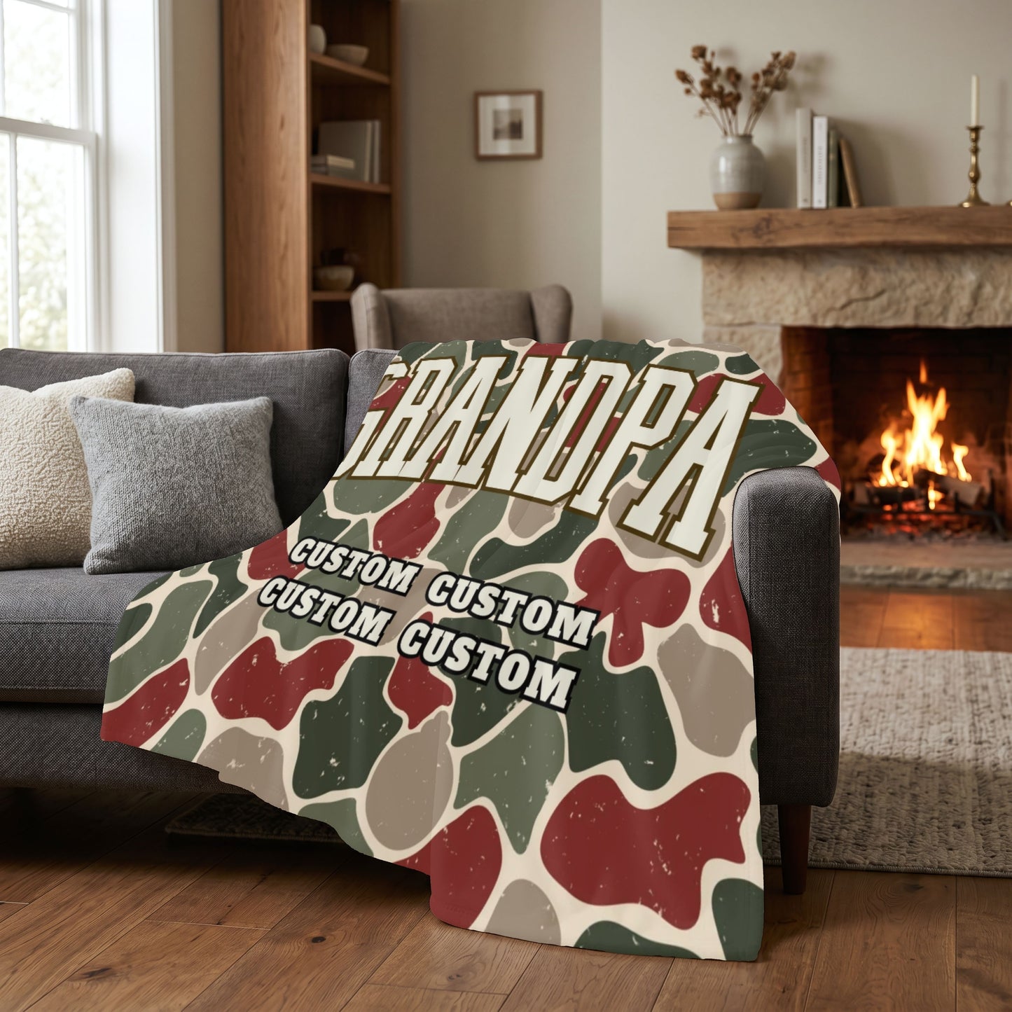 CAMO CUSTOM BLANKET | PREORDER 4/5 WEEK TAT