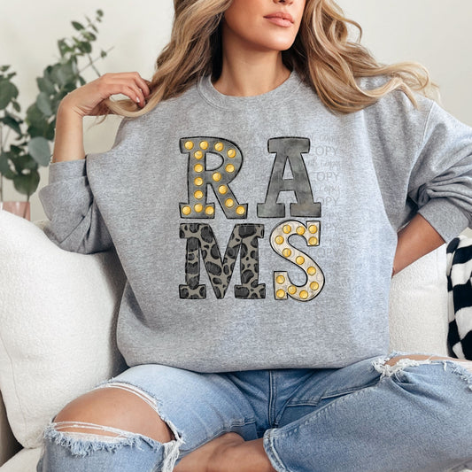 Rams Marquee Mascot| DTF TRANSFER |