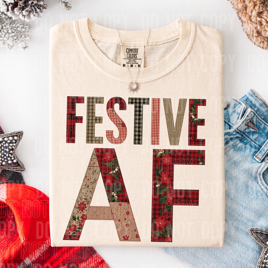 Festive AF | DTF TRANSFER