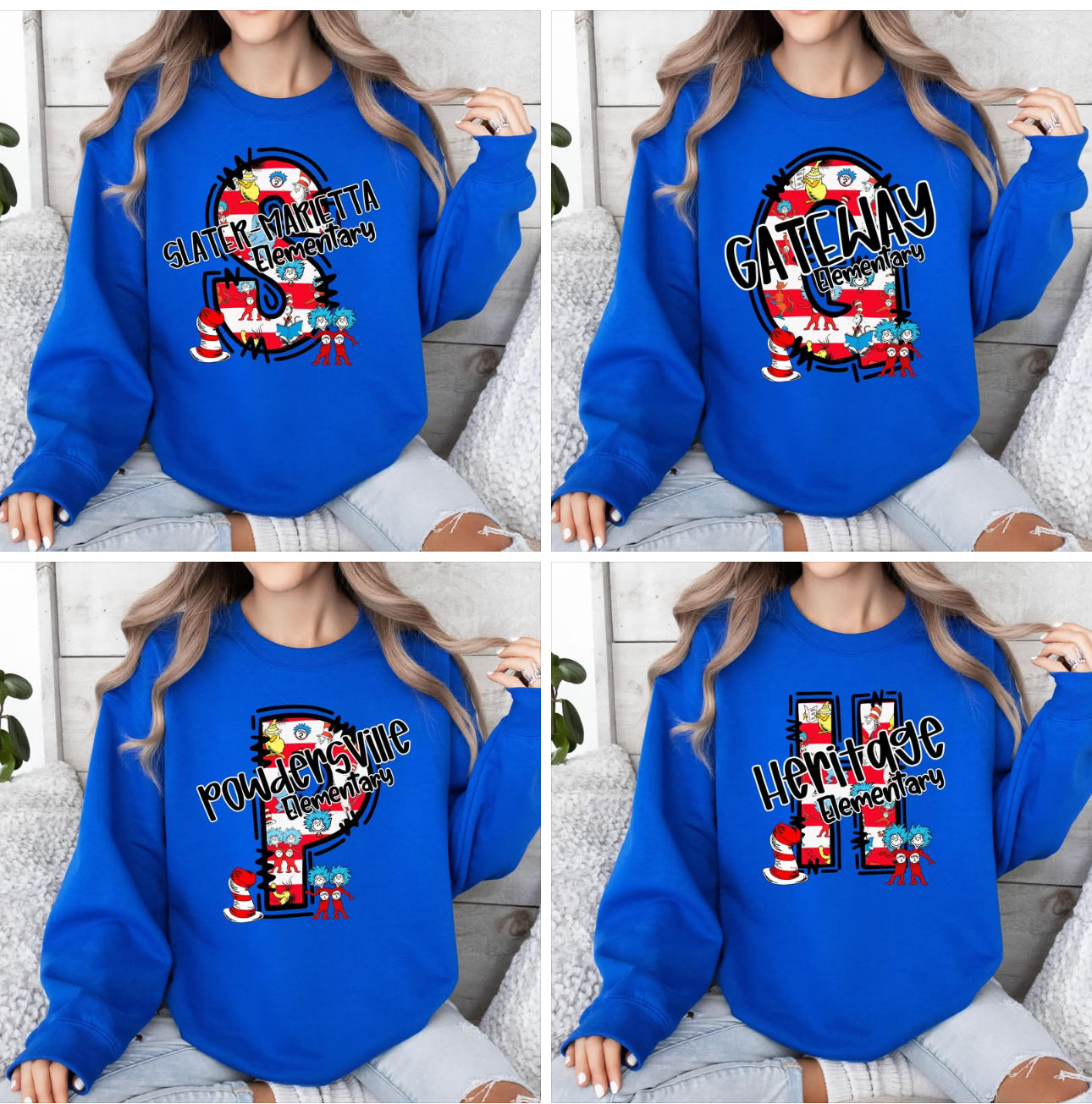 CUSTOM • DR SEUSS   | SCHOOL NAME |  DTF TRANSFER |