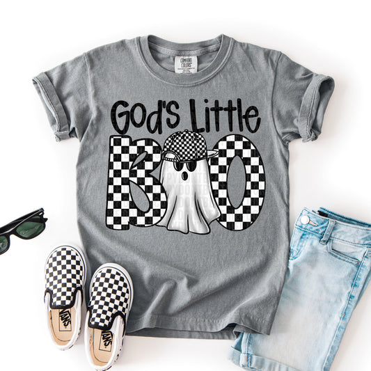 Gods Little Boo ( Black )     | DTF TRANSFER { sdd }