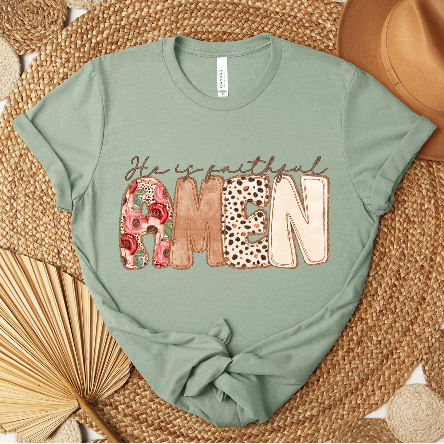 HE IS FAITHFUL AMEN | DTF TRANSFER SDD