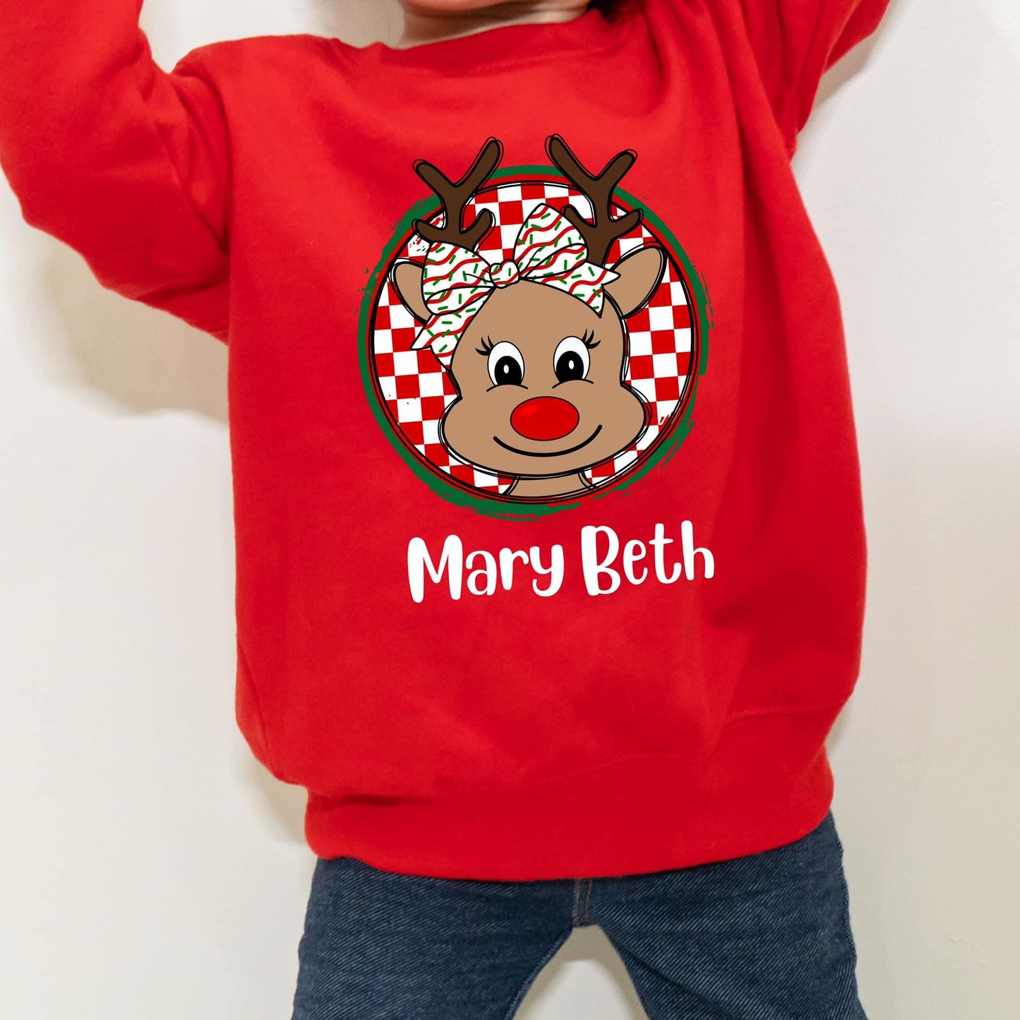 CUSTOM • REINDEER GIRL | DTF TRANSFER
