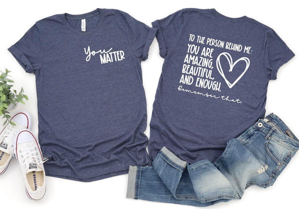 You matter (white) dtf print