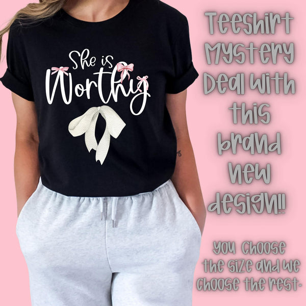 She Is Worthy | DTF TRANSFER | weekly deal
