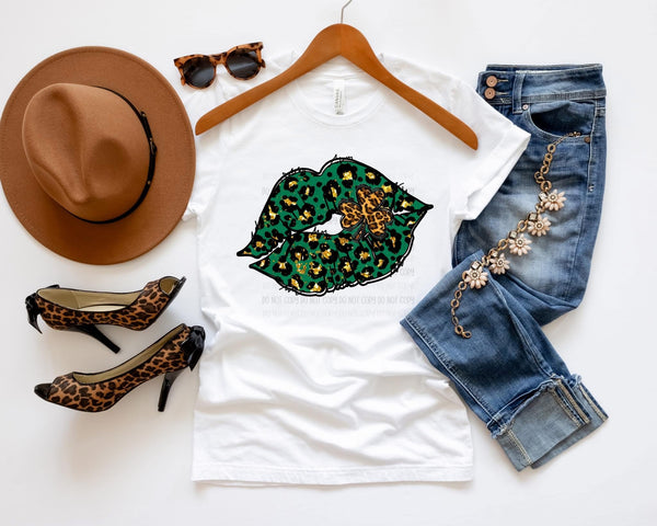 GREEN LIPS   | DTF TRANSFER |