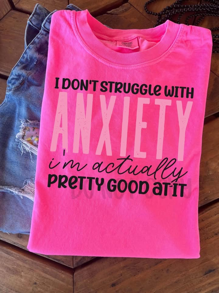 ANXIETY -DTF TRANSFER