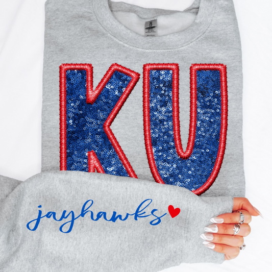 KU sequin DTF Transfer