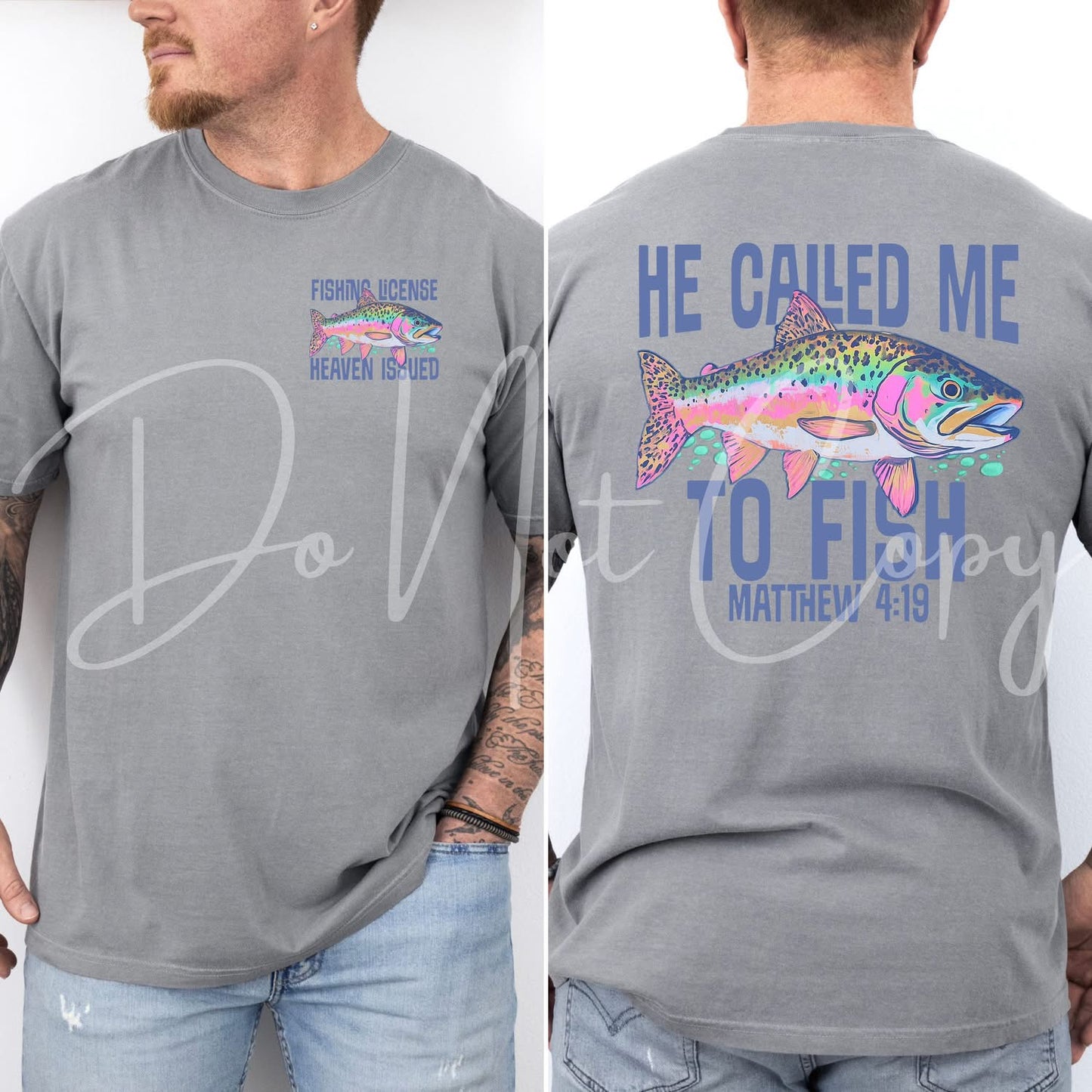 HE CALLED ME TO FISH | DTF TRANSFER