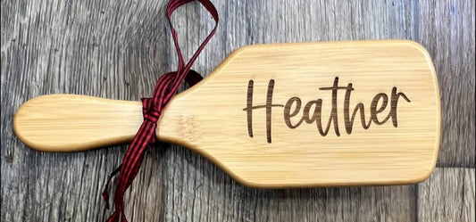 HAIR BRUSH | ENGRAVED