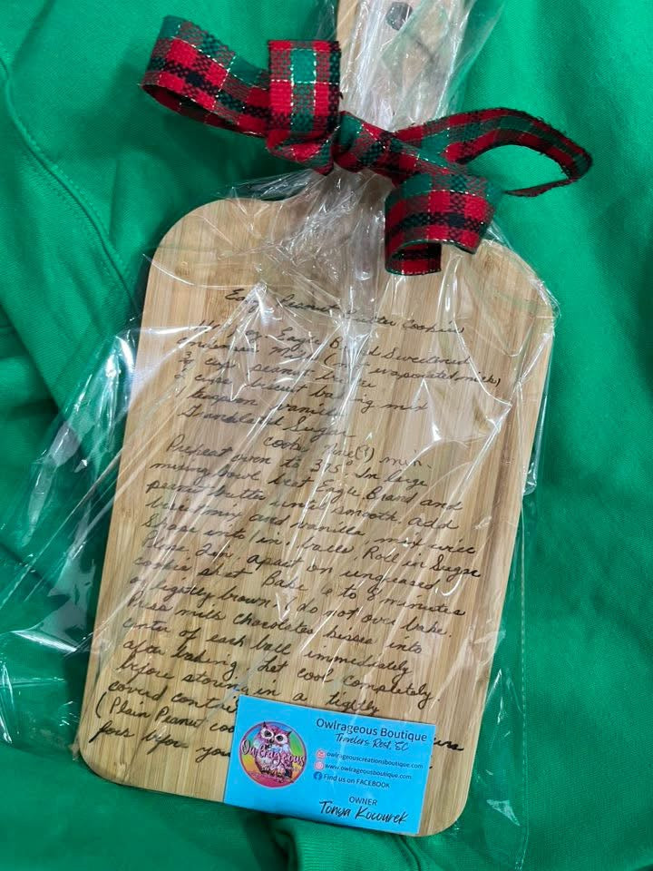 Recipe Cutting Board