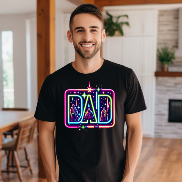 Neon Dad  DTF Transfer