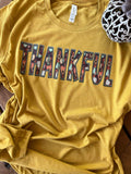 Thankful Faux Embroidery DTF Transfer