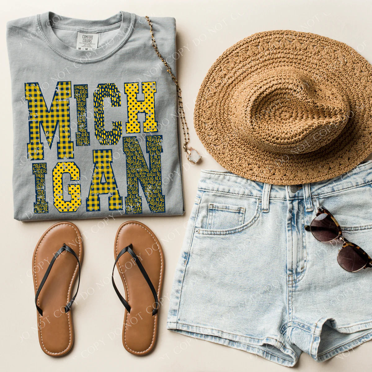 Michigan Multi Pattern DTF Transfer