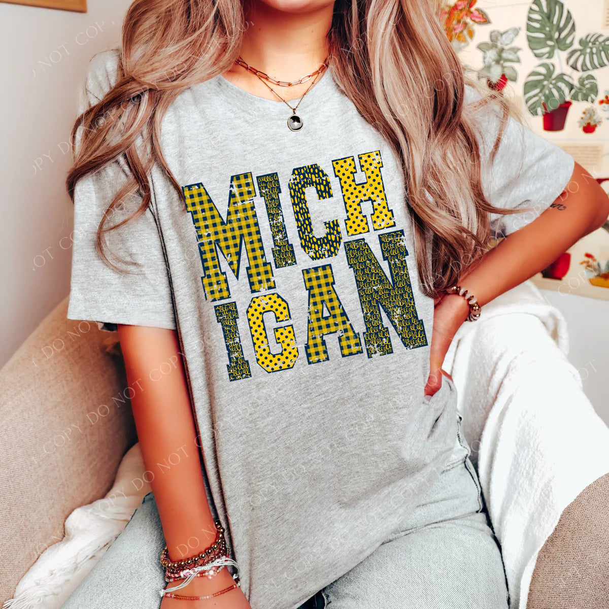 Michigan Multi Pattern DTF Transfer