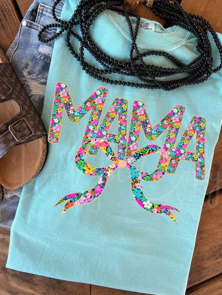 CUSTOM FLORAL BOW NAME  | DTF TRANSFER