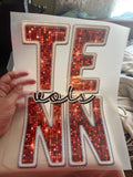 Tennessee Sequin DTF Transfer
