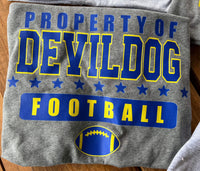 Devil dog Football Tee