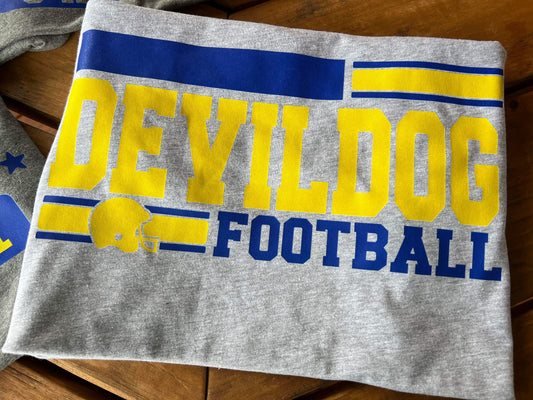 Devildog Football Tee