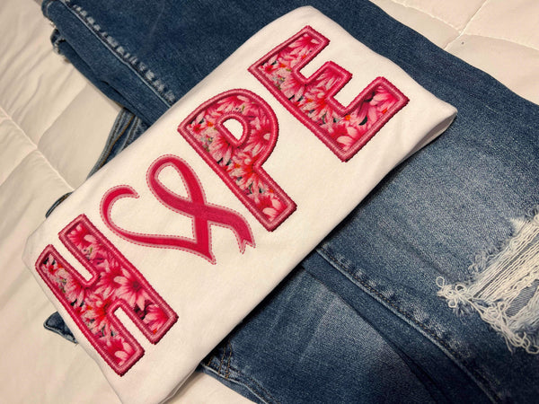 Hope Faux Embroidery DTF Transfer