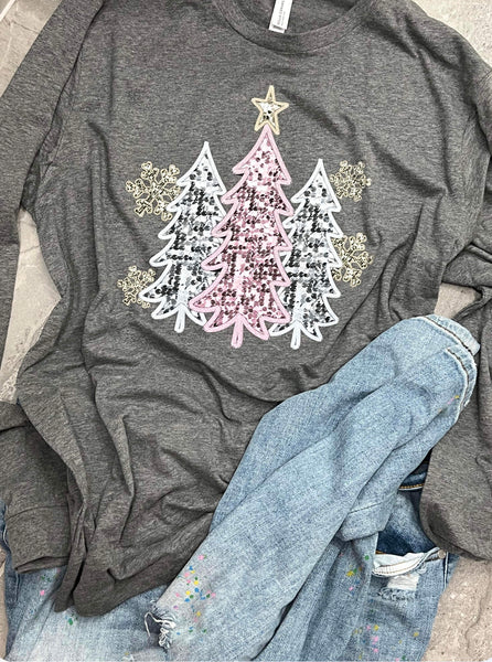 Christmas Trees DTF Transfer