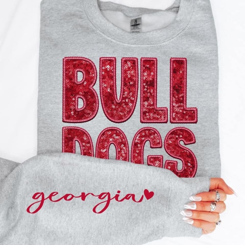 Georgia Sequin DTF Transfer