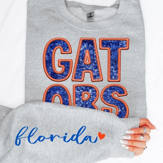Florida Sequin DTF Transfer