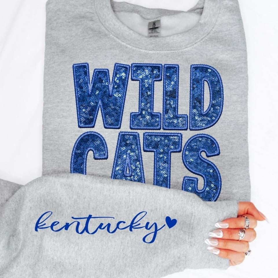 Kentucky Sequin DTF Transfer