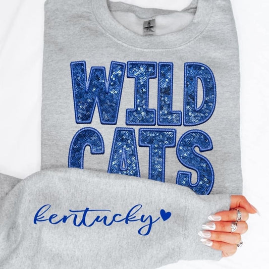 Kentucky Sequin DTF Transfer