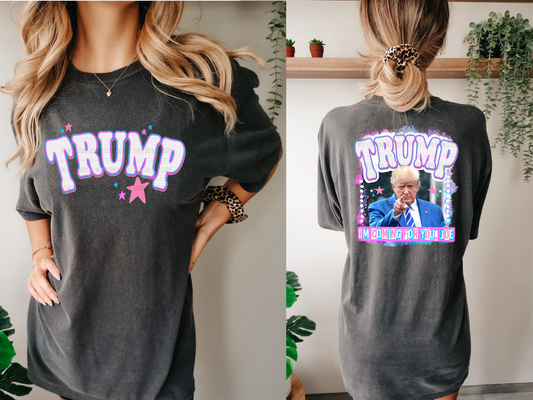 TRUMP ( back STYLE ) DTF TRANSFER
