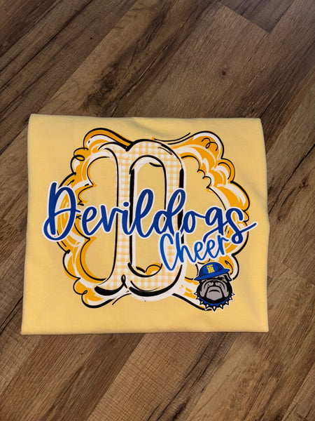 DEVIL DOGS CHEER | COMPLETED TEE