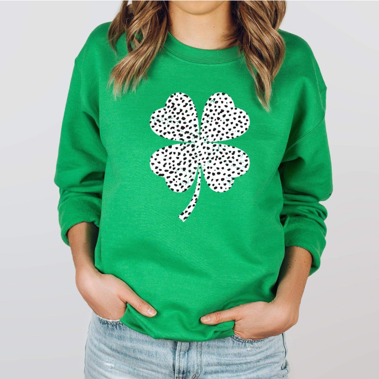 Dalmatian Print Clover-DTF Transfer