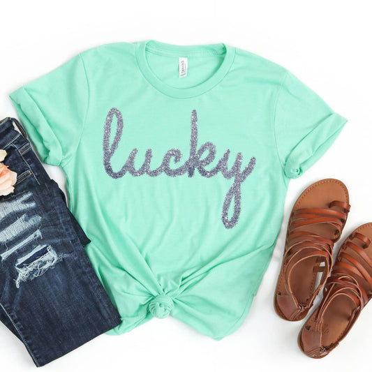 Lucky Tinsel-DTF Transfer