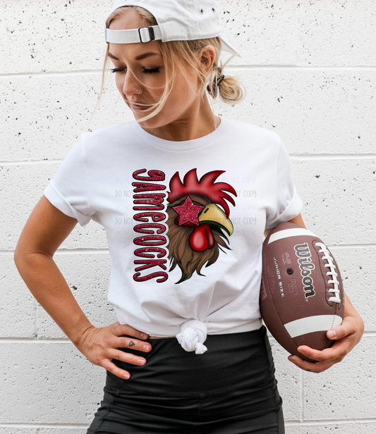 GAMECOCKS | STAR | MASCOT | DTF TRANSFER