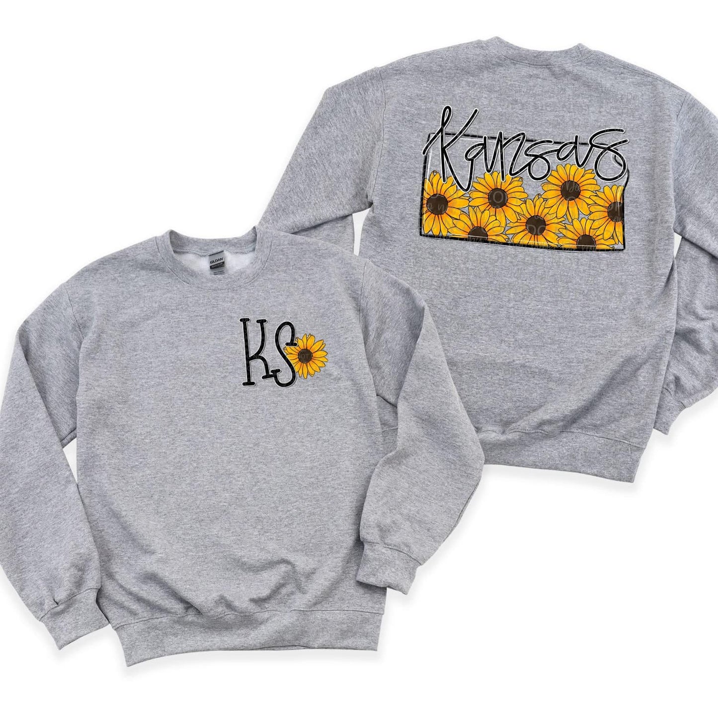 Floral State | FRONT & BACK PRINT | DTF TRANSFER